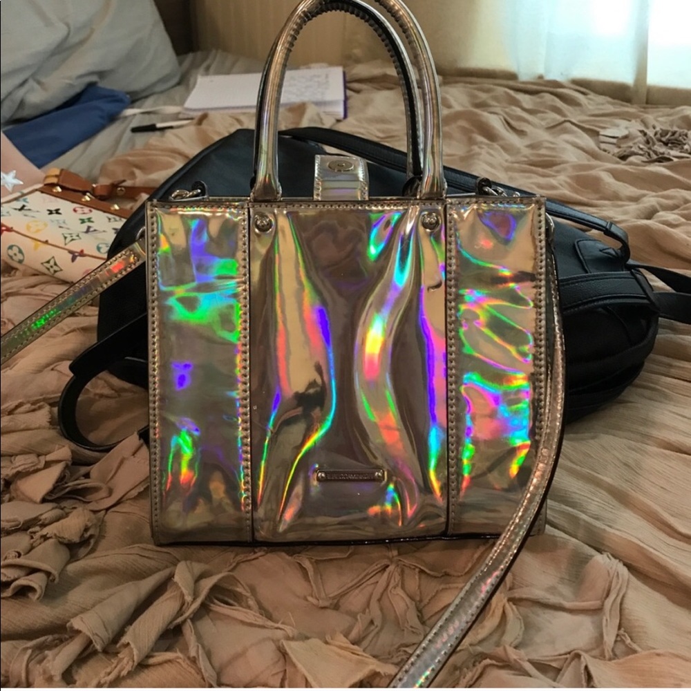 Rebecca Minkoff Holographic Mini Mab Tote